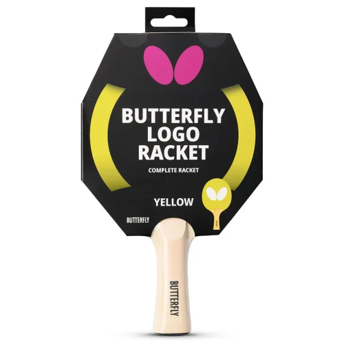 Ракетка для настольного тенниса  Butterfly Logo Racket Yellow FL (6017873502) - фото №3